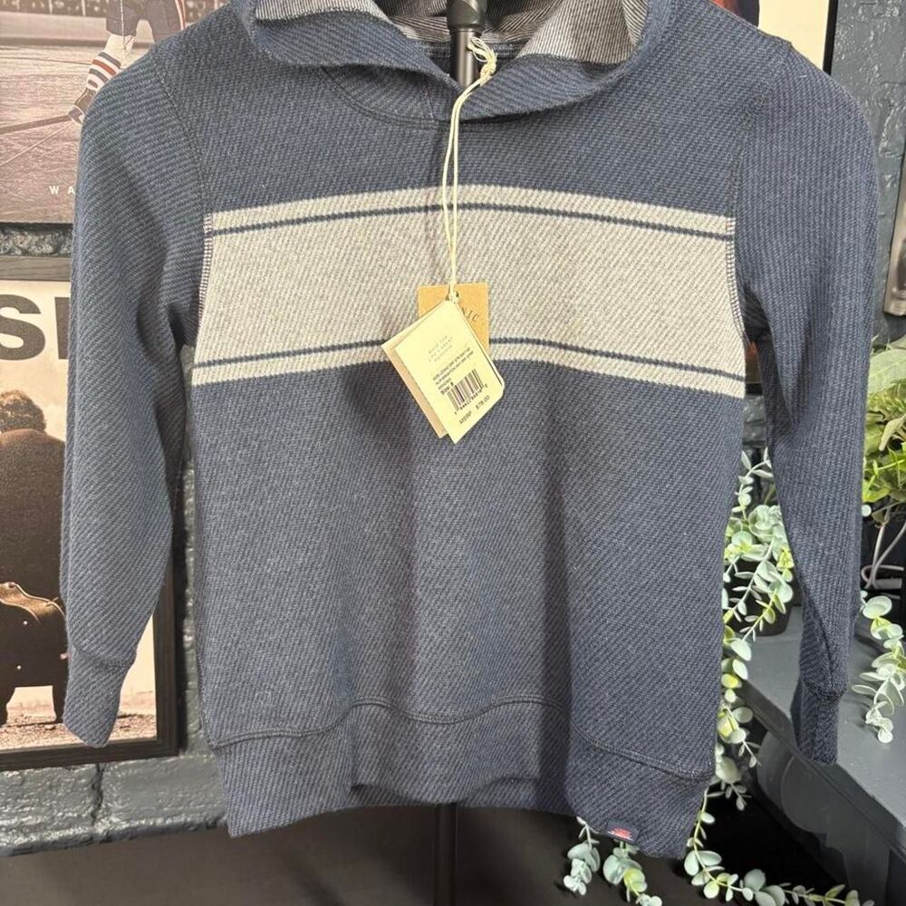Faherty Kids Legend Sweater Hoodie — NWT Size 8